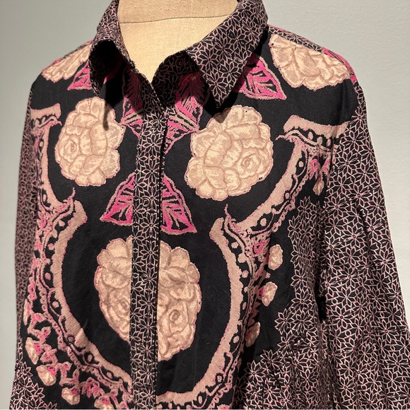 Free People Smell the Roses Long Sleeve Dress - Picture 2 of 7